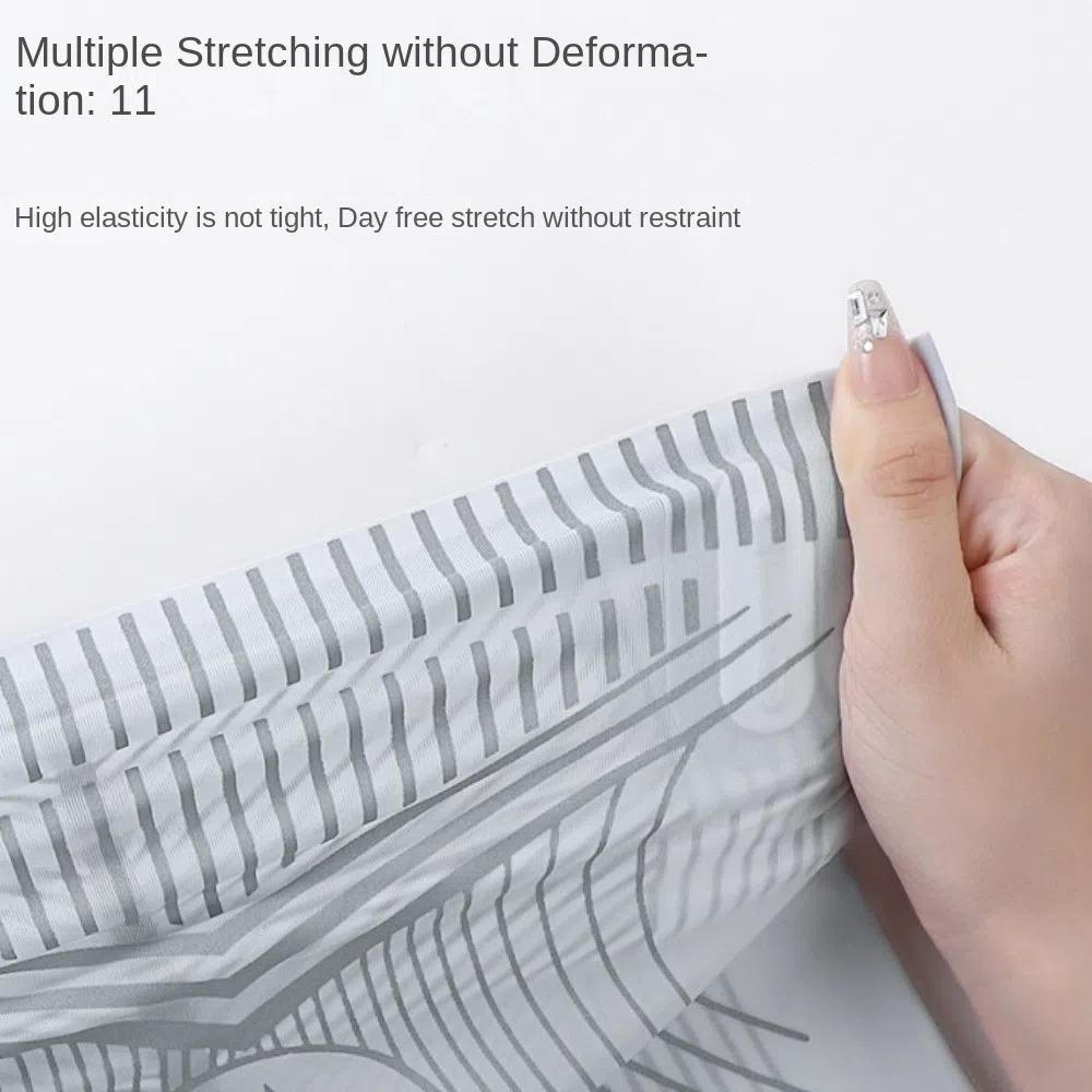 High Waist Ice Silk Girdle Panties Shapewear Lace Floral Briefs Butt Lifter Underpants Postpartum