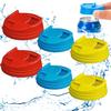 Soda Can Lids Reusable Plastic Covers for Standard 2.4-inch Cans Spill-Proof Dust-Proof Soda Can Protector for Beer Energy Drinks