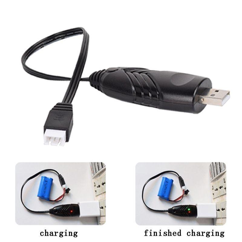 7.4v Charger 2000mA /1000mA/500mA XH-3P 2S Lipo Li-ion Batteries Electric RC Toys Car Drone 7.4V Universal USB Charging Cable