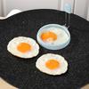 2 Stück Hitzebeständiger Griff Pfannkuchenring Silikon Omelettform Runde Spiegeleierform Sandwich