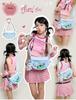 2026 Lightweight Nylon Dumpling Crossbody - Women’s Water-Repellent PVC Transparent Sports Bag with Dopamine Colors.