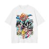 Dragon Ball Videl, Gohan & Mr. Satan Manga Print Oversized T-Shirt | Unisex Casual Top