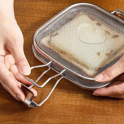 Sandviç Makinesi Alüminyum Alaşımlı Yapışmaz Kahvaltı Makinesi Waffle Gözleme Pişirme Barbekü Fırın Kalıp Izgara Kızartma Tavası Pişirme Gereçleri