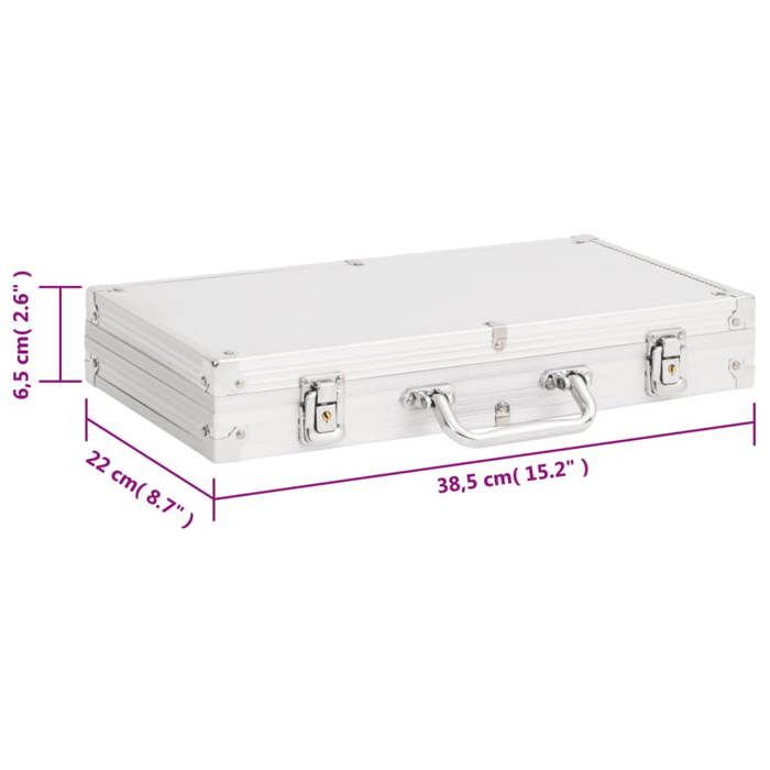 VidaXL Jeu de jetons de poker 300 pcs 4 g, ensemble de jeu de poker, jeu de poker,, jeu de jetons, jeu de blackjack 80415