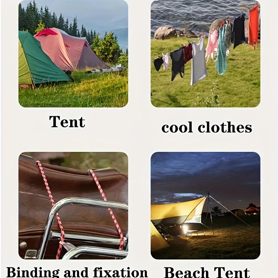 10M Laundry Hanging Rope Nylon Slip Windproof Clothesline Outdoor Drying Clothes Line Clotheslines Fixed Rope