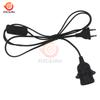 EU/US Plug 1.8m Power Cord Cables E17 Full Teeth Half Teeth Lamp Base Holder With Switch Wire For Pendant Fixture Hang Lamp