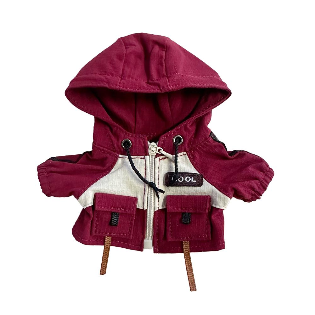 

Мини Модное Крутое Пальто Одежда для Куклы Милая Изысканная Кукольная Декорация Аксессуары Одежда для Наряжания для Куклы Лабубу красный