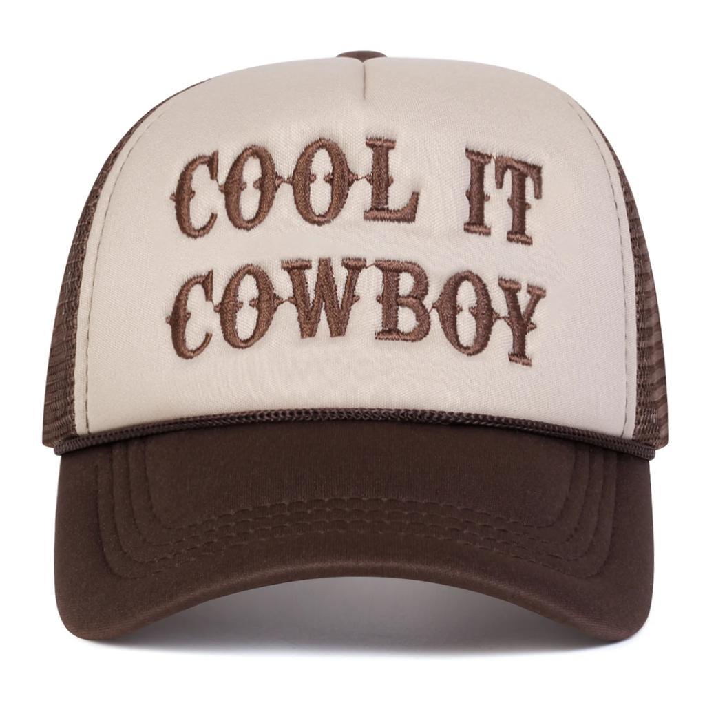 Net Baseball Stitching Stitched Embroidered Alphabet Cowboy It Cool Neutral Gender Women Men For Caps Spring Autumn Outdoor Adjustable Casual Hats