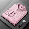 New Men'S Business Casual Long Sleeved Printed Shirt With Wrinkle Resistance No Ironing Comfortable All Season Versatile Top