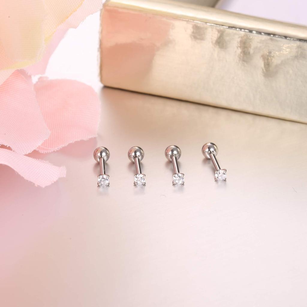8Pair 2mm CZ Screw
