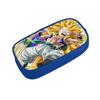 Dragon Ball Blue Double-Layer Pencil Case for Students, Goku Merchandise, Large Capacity, Wear-Resistant.