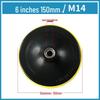 Self-Adhesive Polishing and Backing Pads for Angle Grinder: Wet, Dry, and Stone Options with Connector and Rubber Soft Backing Pad