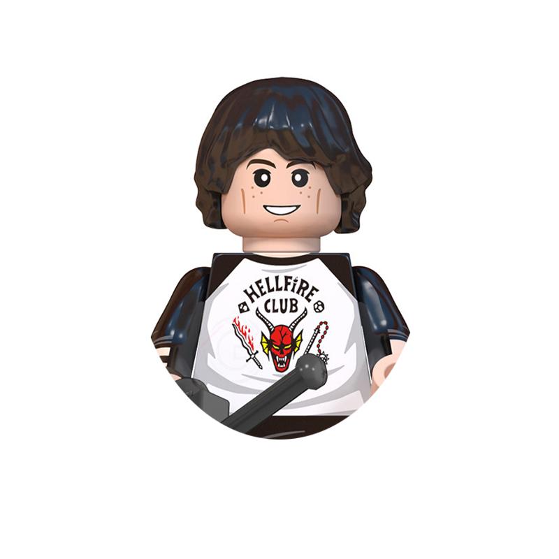 Cartoon Vecna Dustin Mike Hopper Byers Will Eleven Demogorgon Model Buliding Blocks Bricks Construction Toys Figures For Kids