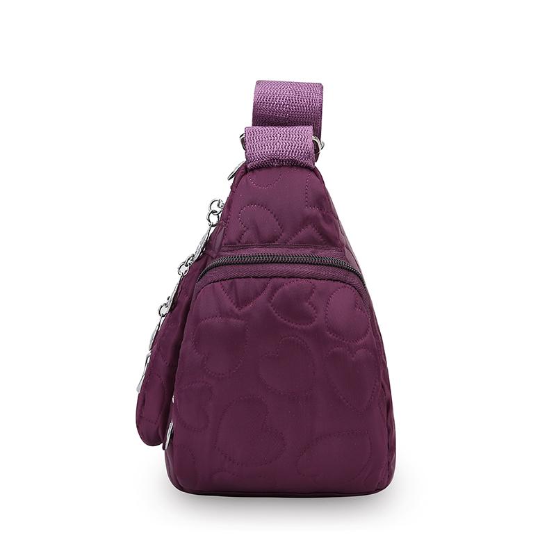 Bag Women's Large Capacity Shoulder Bag Waterproof and Wear Resistant Multi Pocket Commuter Leisure Outdoor Crossbody Bag