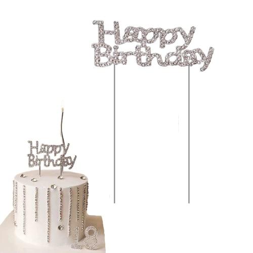 nalaina Happy Birthday Cake Topper, Birthday Cake Insert Card, Water Drill, Happy Birthday Decoration, Cake Ornament, Cake Decoration, Cake, Birthday,