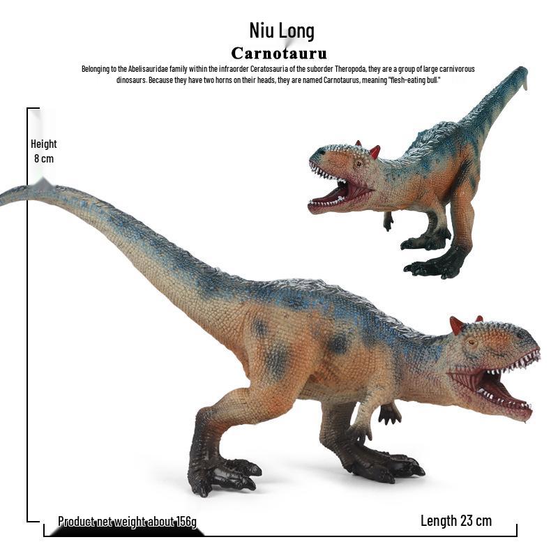Large Carnivorous Triceratops Dinosaur Model Toy for Children