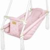 Cradle - bouncer - baby swing - for home and garden VELVET - PINK