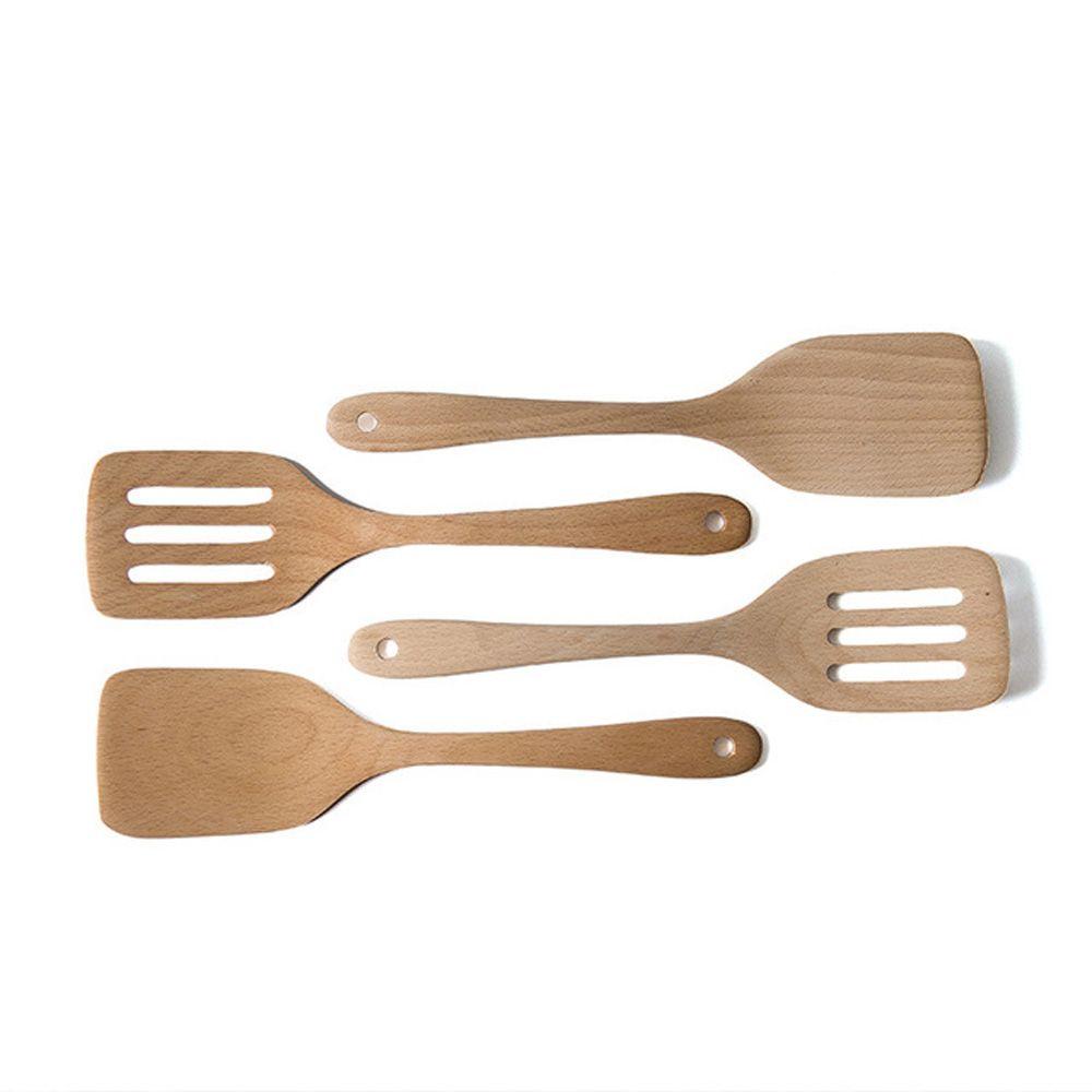 Natural Pancake Long Handle Shovel Kitchen Gadgets Cooking Tools Cookware Utensils Wood Spatula