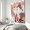 Anime Aria H Kanzaki Tapestry Pink Twin‑tails Girl Wall Hanging Cloth Poster Home Decor Background For Bedroom Dorm Living Room