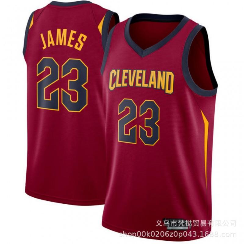 Cleveland Cavaliers Basketball Jersey Men Women Custom Stitched NBA Fan Wear Short Sleeve Cotton V-Neck Sportswear