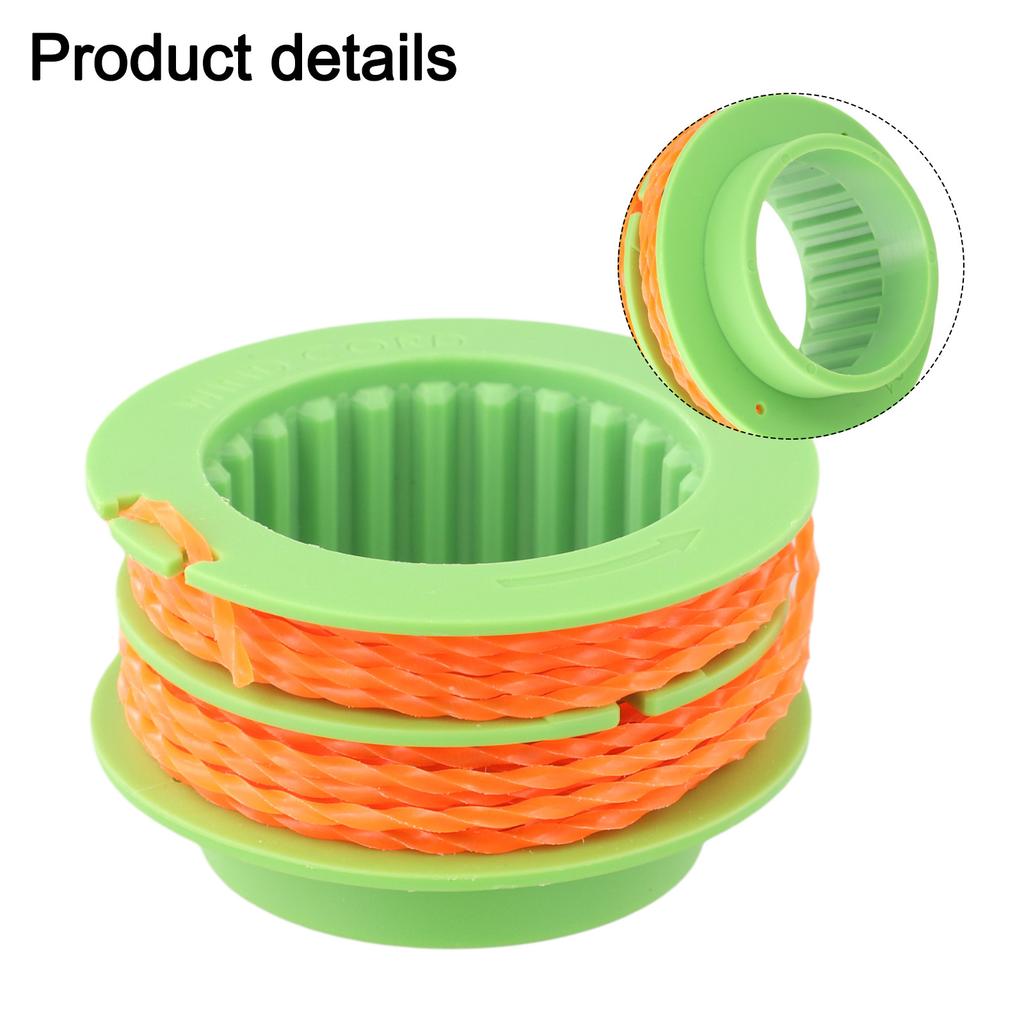 For EGO For ST1500E BC1500E AS1300 Spool Line Trimmer 15 Inch 1pcs 5m Accessories Lawn Mower Nylon Replacement