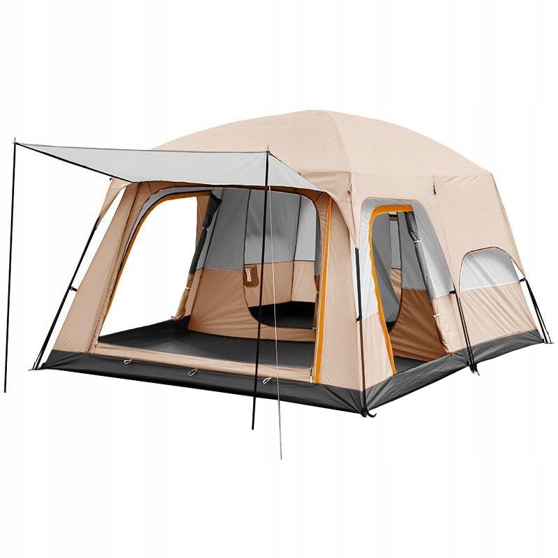 Family Camping Tent Waterproof 7 Person 380X260X200 Cm