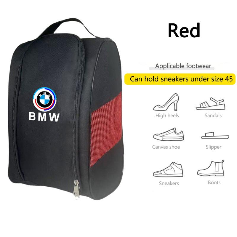Car Logo Sneaker Storage Bag Travel Outing Shoe Storage Tools For BMW 50th F10 F30 E46 G28 G20 G30 E60 E39 G30 interior sticker gzhw17