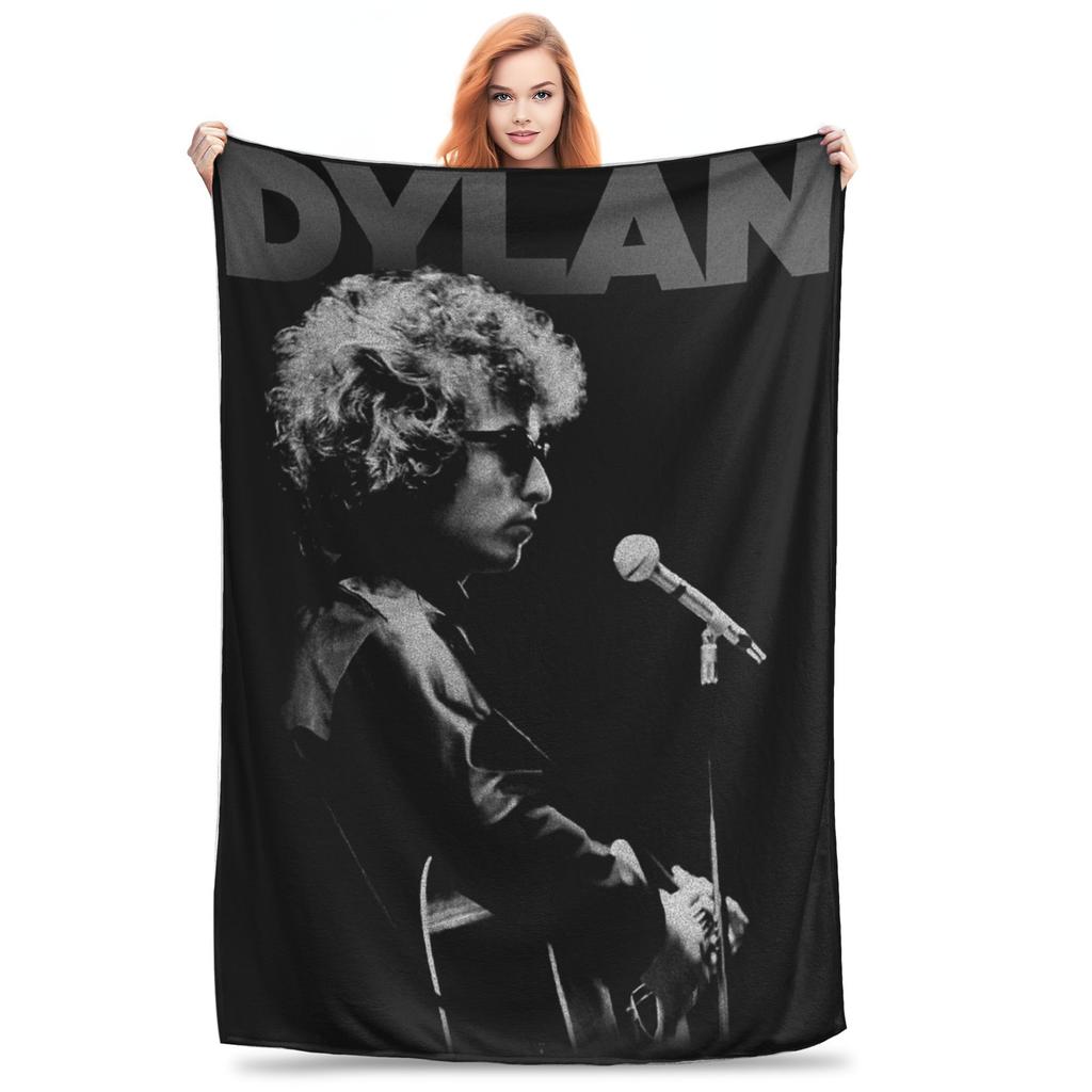 Bob Dylan Singer Folk Music Blanket Multi-size Super Soft and Warm  Throw Blankets for Sofa Couch and Bed