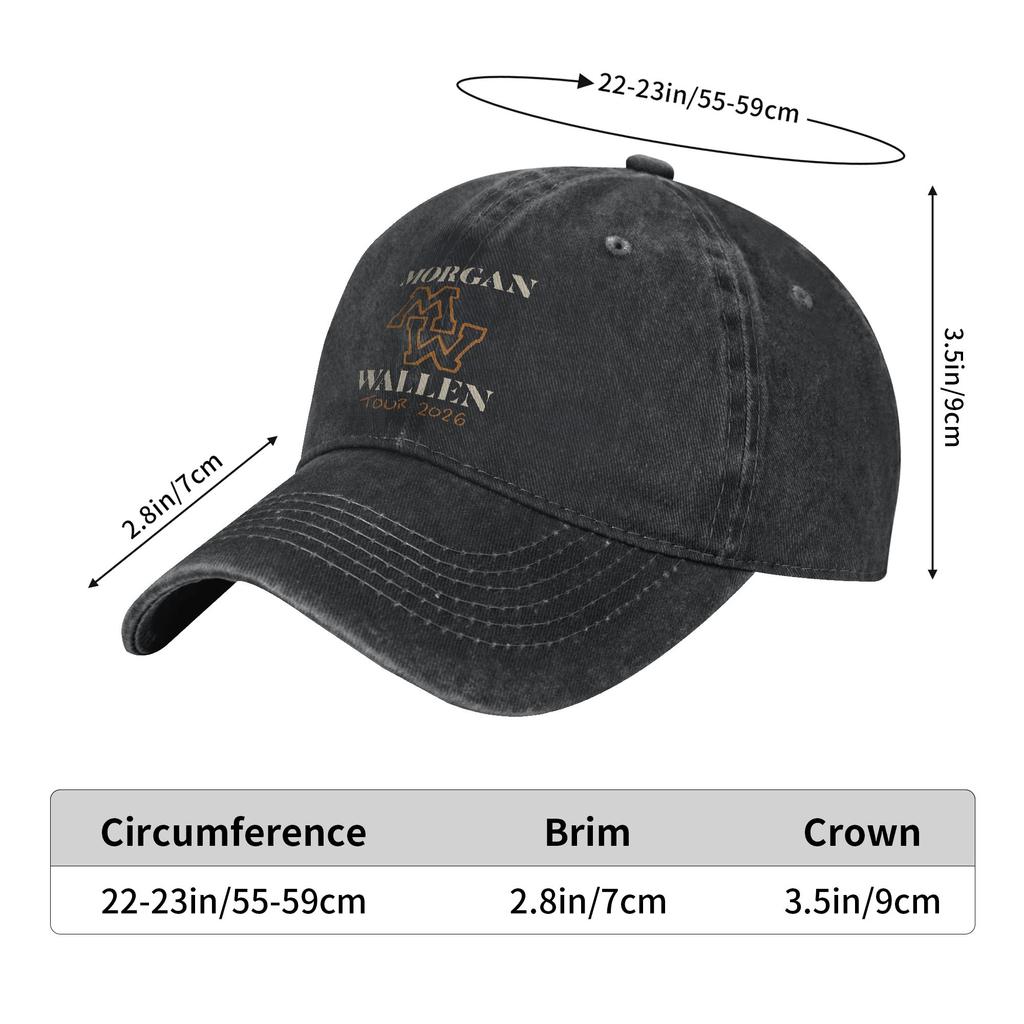 Men Women Morgan Wallen Still The Problem Tour 2026 Caps Accessories Baseball Cap Retro Trucker Hats Adjustable