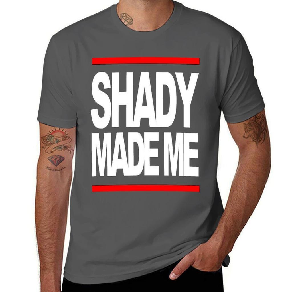 shady made me TShirt Basic Plain Short Sleeve Crew Neck Tee TShirt