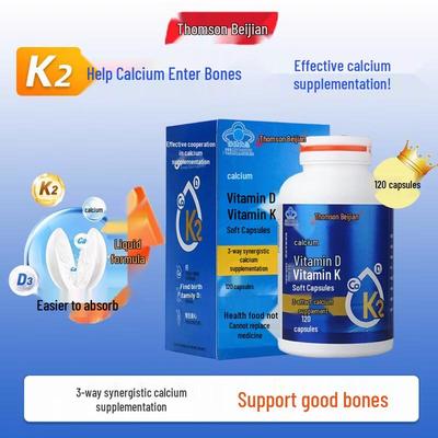 BYHEALTH Calcium, Vitamin D & K Softgels