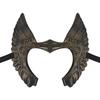 Viking-Stil Kunststoffmaske mit Hörnern für Halloween, Cosplay und Fantasy-Kostüme