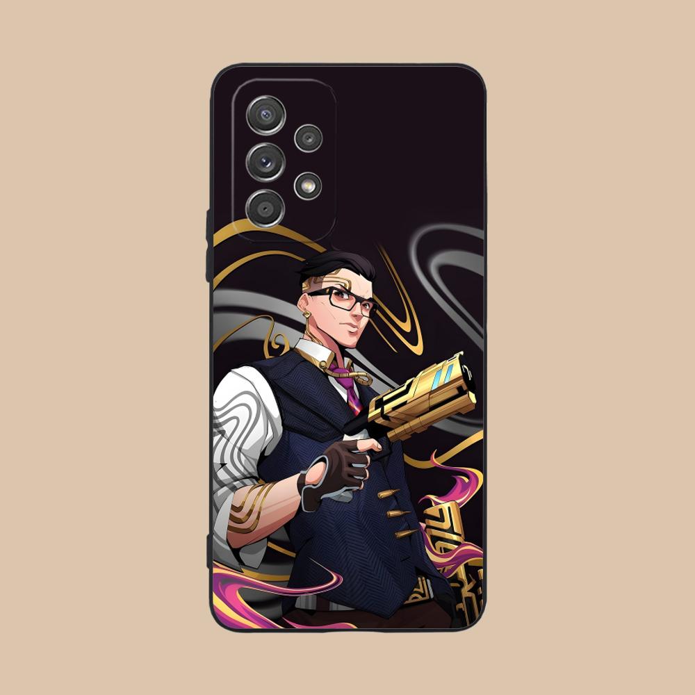 

Valo Chamber Phone Case for Samsung Galaxy A56 55 54 53 52 51 36 35 34 23 16 15 5G Soft TPU Shockproof Cover Galaxy A51 5G