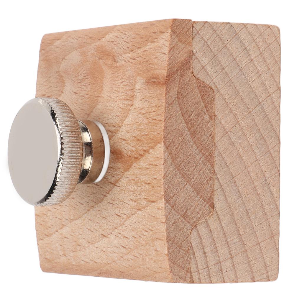 Wooden Sanding Block Abrasion Resistant Beech Edge Banding Polishing Sandpaper Holder Sanding Blocks Hand Made Leather