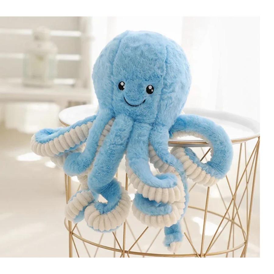 

Супер милая имитация осьминога кулон плюшевая мягкая игрушка мягкие животные аксессуары для дома куклы дети детские подарки 60cm небесно-голубой