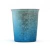 HORIE Titanium Made In Niigata Wide Gradient T14KM250GB Kiln-Made Double-Walled Tumbler, Tsubame, Prefecture, Mouth, 250cc, Blue,