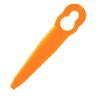 40pcs Plastic Lawn Mower Blades 40pcs Orange Plastic