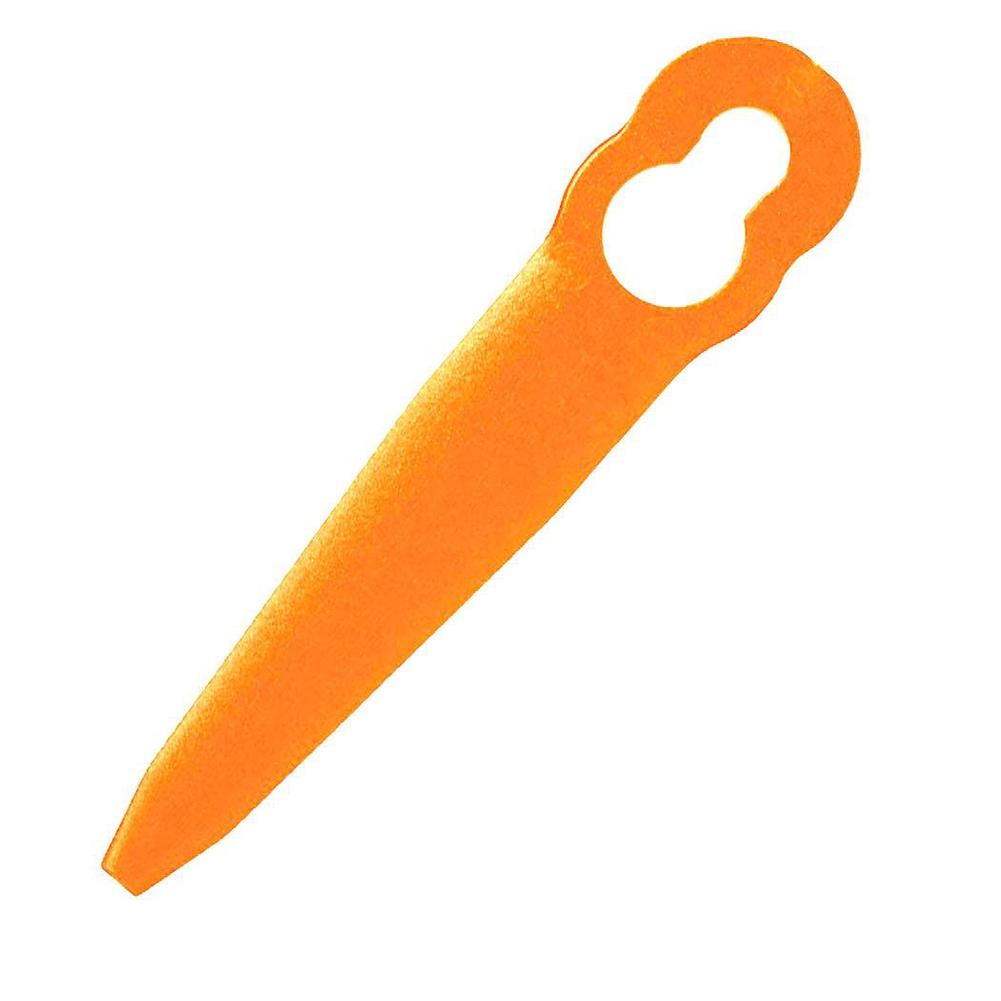 40pcs Plastic Lawn Mower Blades 40pcs Orange Plastic