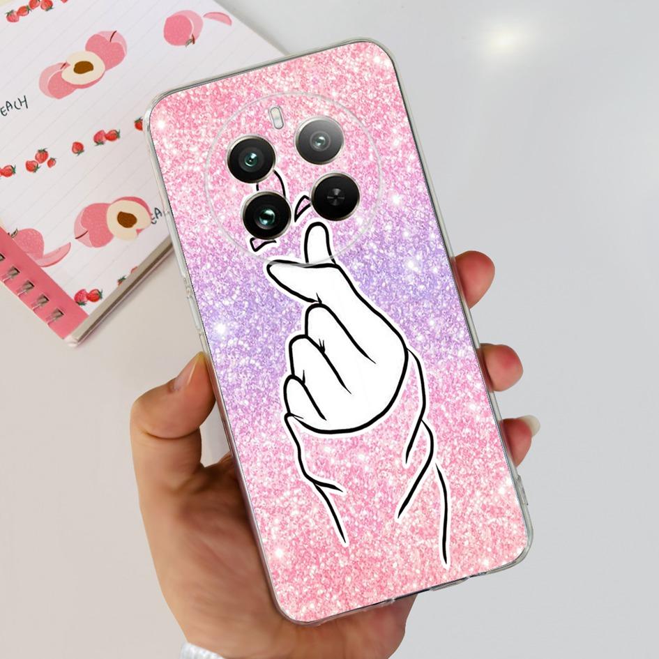 For Realme 12 Pro Plus Case Popular Flower Astronaut Soft Clear Silicone Phone Cover on Realme 12 Pro 5G 2024 Funda RMX3842 Case