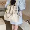 Women's Pleated Multi-Function Backpack Lightweight Large Capacity Tote Shoulder Bag