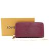 Louis Vuitton Zippy Wallet Purse Red Epi Leather Women Used