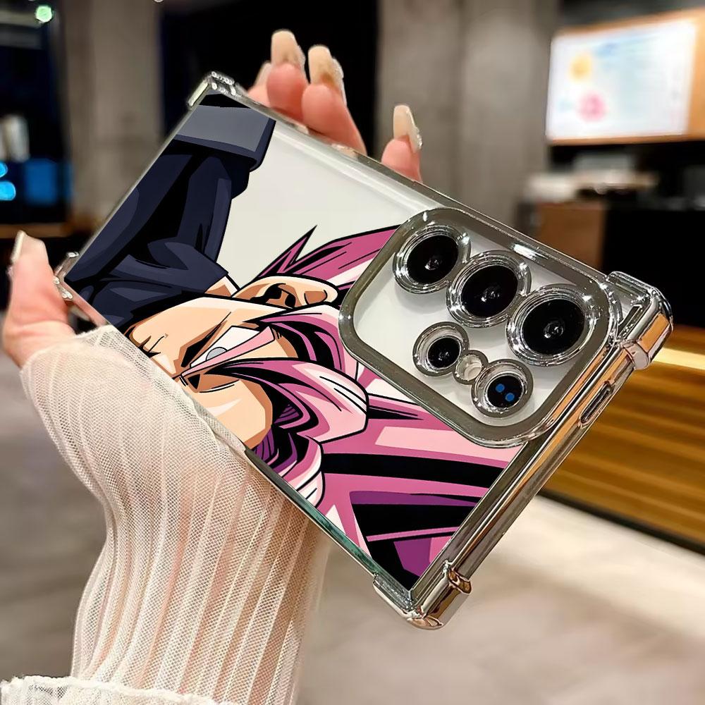 Super Saiyans Rosé Blue Goku God Funda For Samsung S26Ultra Phone Case For Galaxy S25 FE S26 S24 S23 S22 S21 Ultra Plus 5G Cover