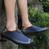 Mode Herren Hollow Out Sneaker Leder Herren Handgefertigte Slipper Leichtgewichtige Modeschuhe Herren Heißer Verkauf Herren Lässige Sommer Fahrschuhe
