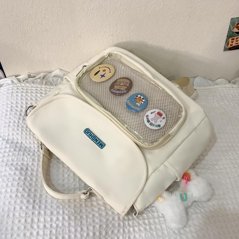 Сумка на плечо в студенческом стиле — фото 19