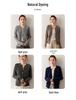 Round Neck Loose Cashmere Cardigan: Women's Long Sleeve Knit Sweater with Pockets - Autumn/Winter Outerwear.