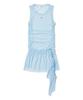 Faike Mesh Princess Line Drop Dress_Sky Blue