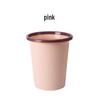Nordic Home Trash Can with Pressure Ring for Dry and Wet Waste, Uncovered Kitchen Debris Storage.