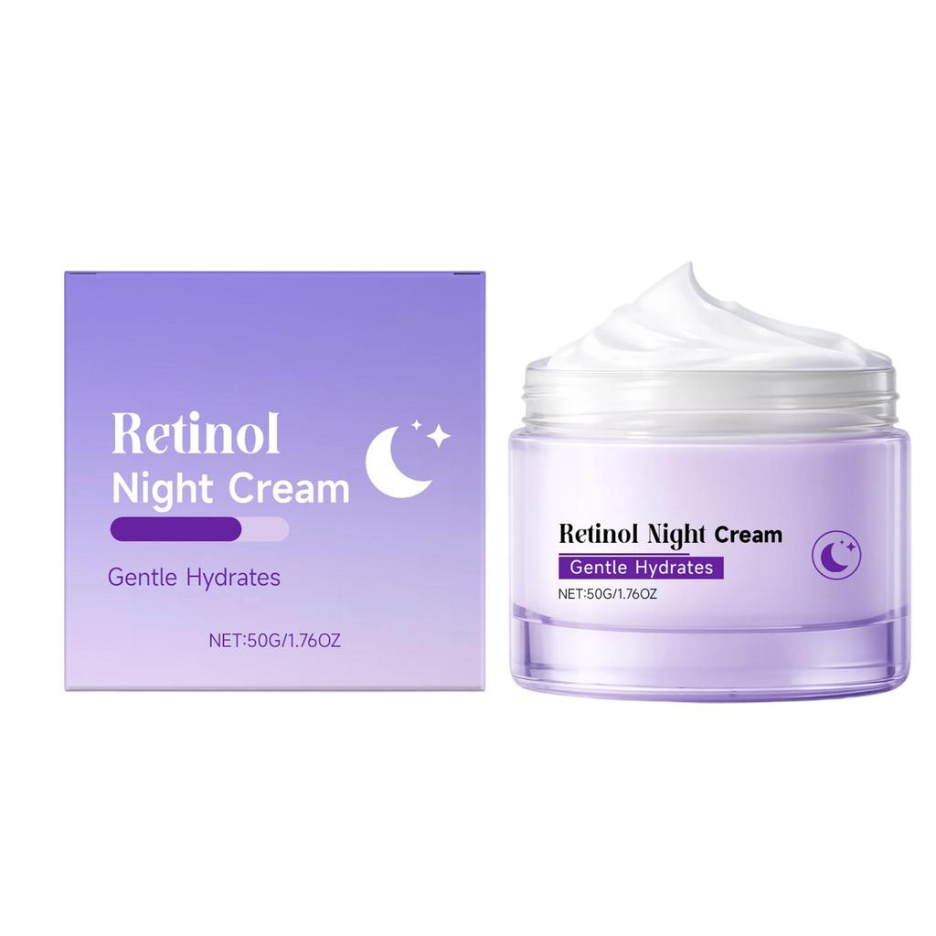 Moisturizing And Hydrating Cream, Retinol Night Cream, Long-lasting Moisturizing Facial Cream. Suitable For All Seasons.