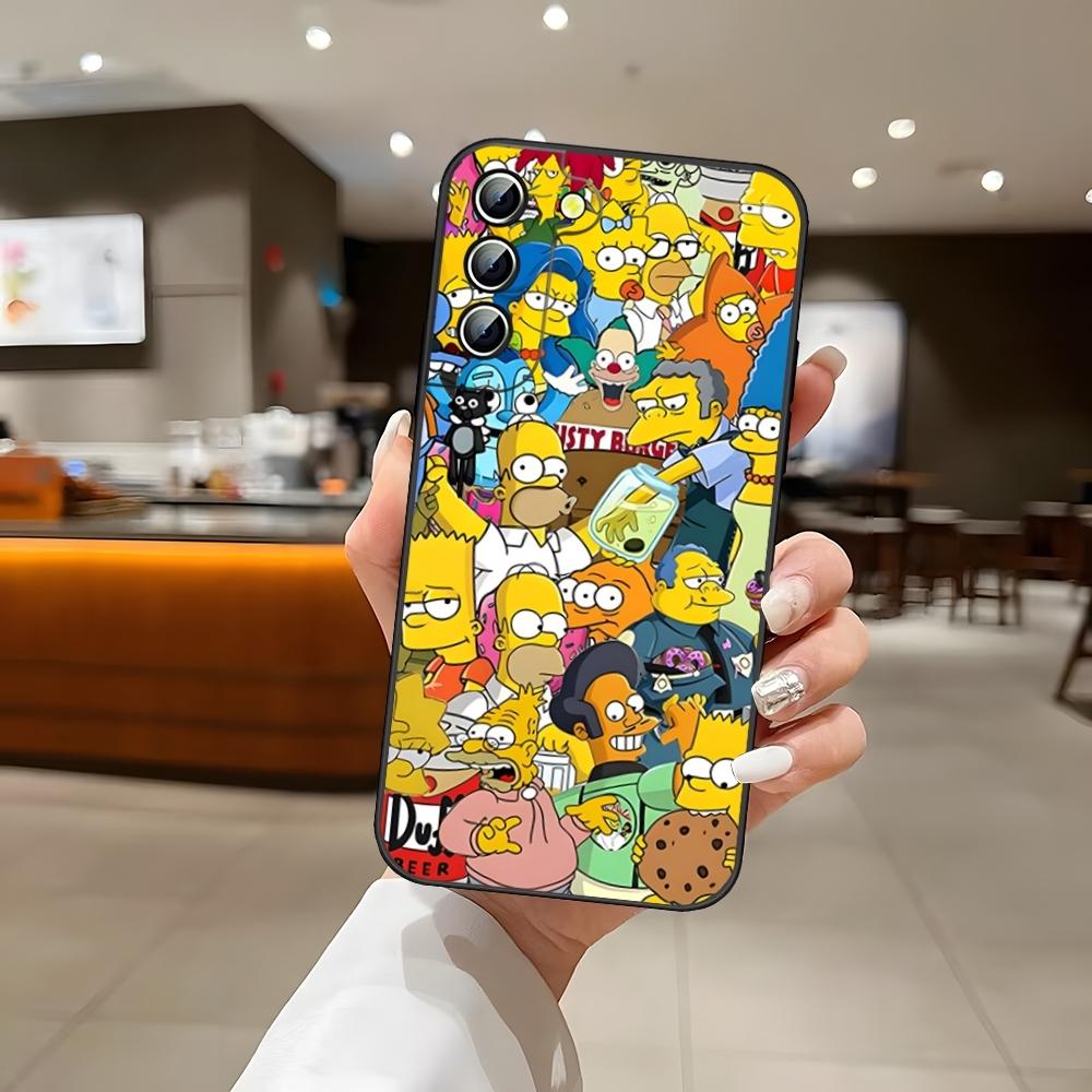 

Cartoon S-Simpsons Phone Case For Samsung S24 Ultra S22 S23 S25 S20 Fe S21 Plus A54 A34 A16 A53 Back Cover Samsung s23fe