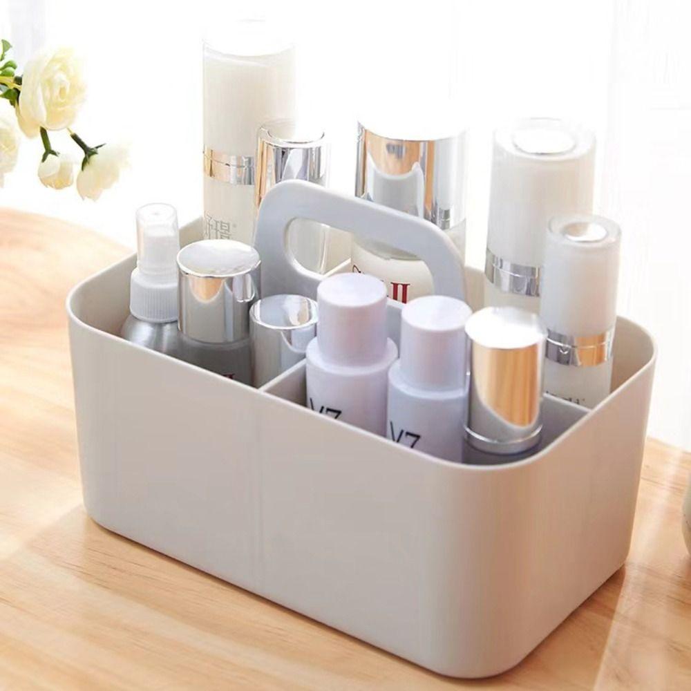 Split Design Cosmetic Organiser Handle Bracket Multifunctional Desk Organiser Adjustable Portable Pen Organiser Workstation